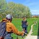 Tour the waterway, cycling just outside the city of Lucca