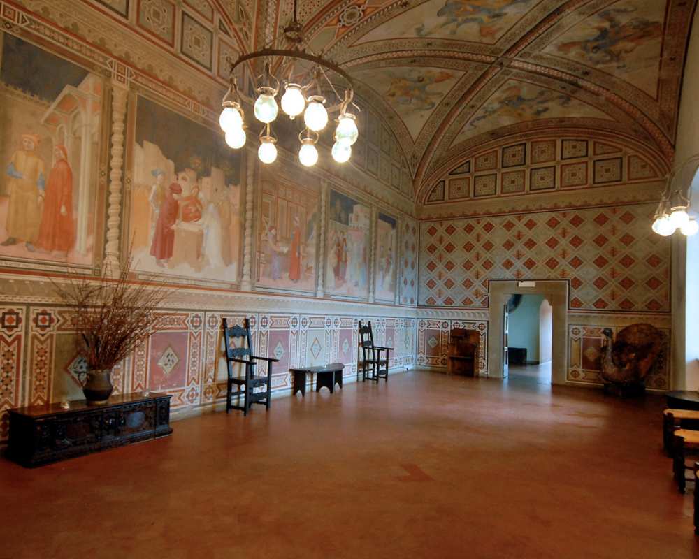 One of the rooms of the Castle of Fosdinovo
