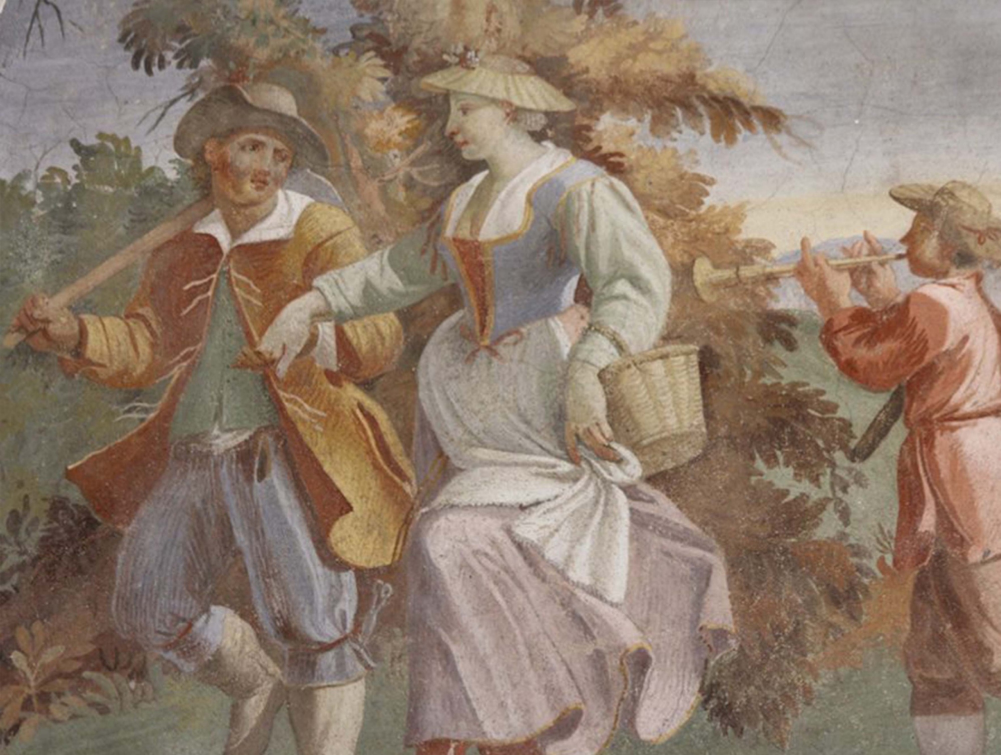 Les fresques du salon