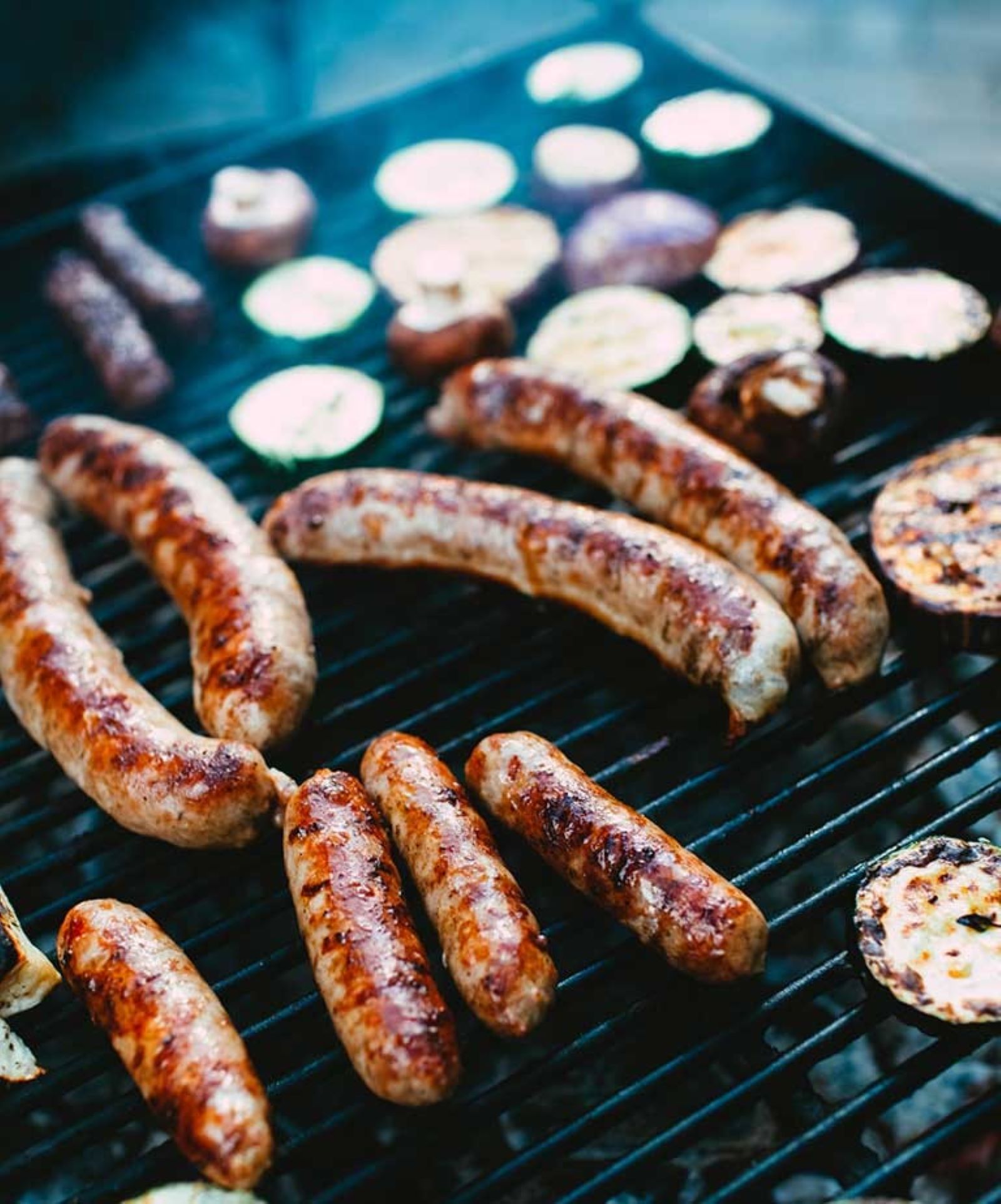 Salsicce tipiche sulla brace