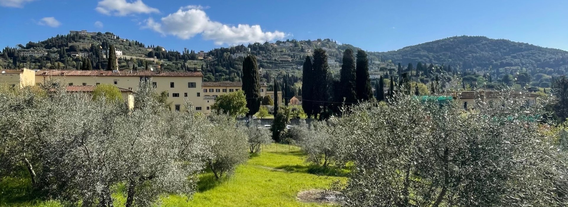 Veduta panoramica su Fiesole da San Domenico Veduta panoramica su Fiesole da San Domenico