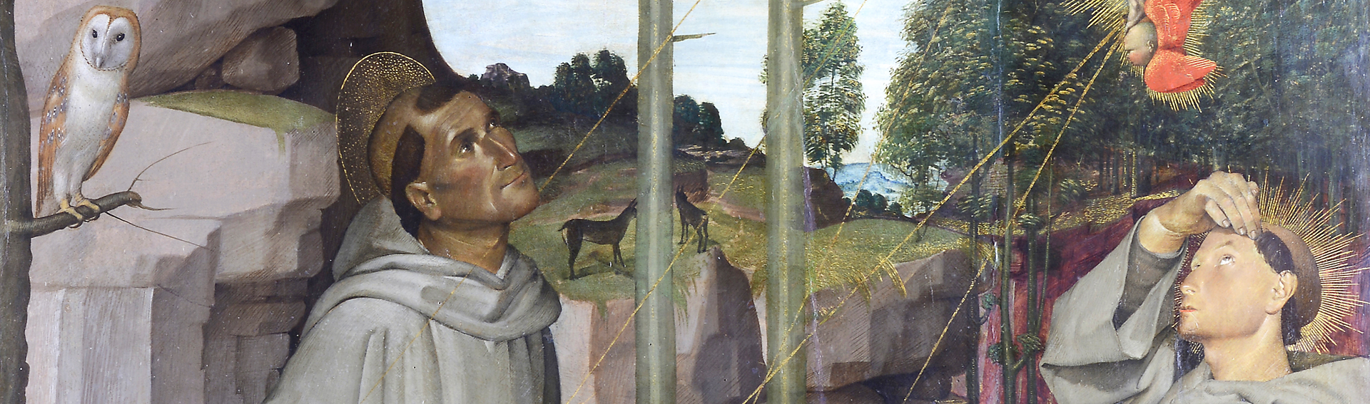Saint Francis receives the stigmata - detail