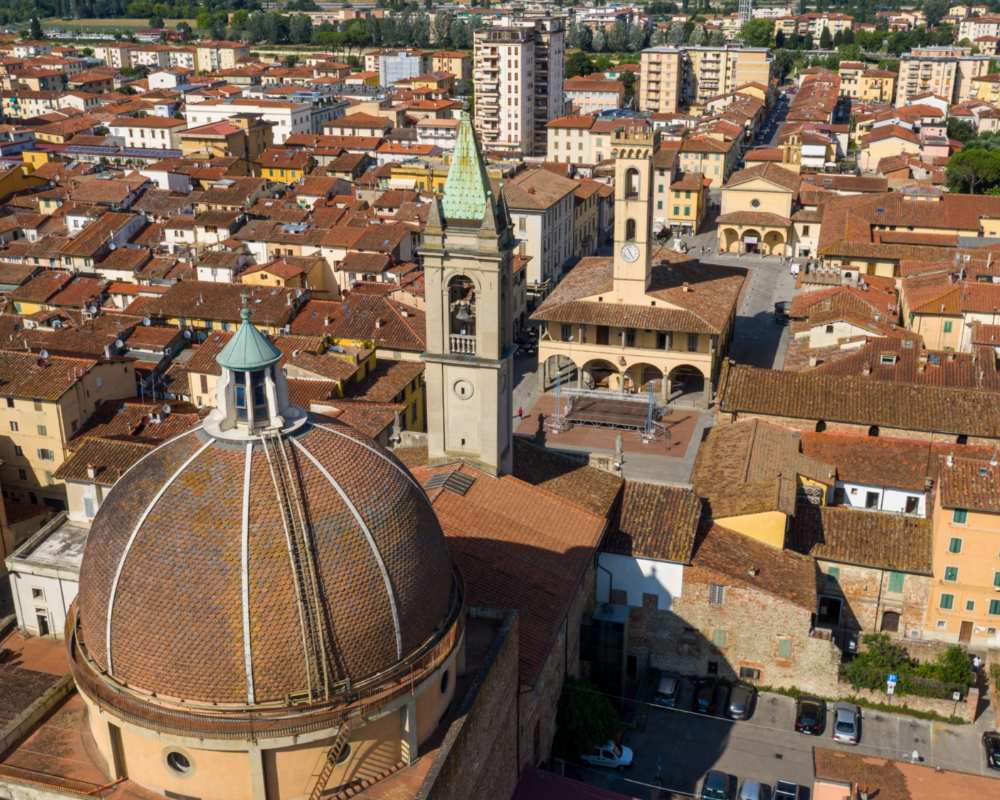 San Giovanni Valdarno from above