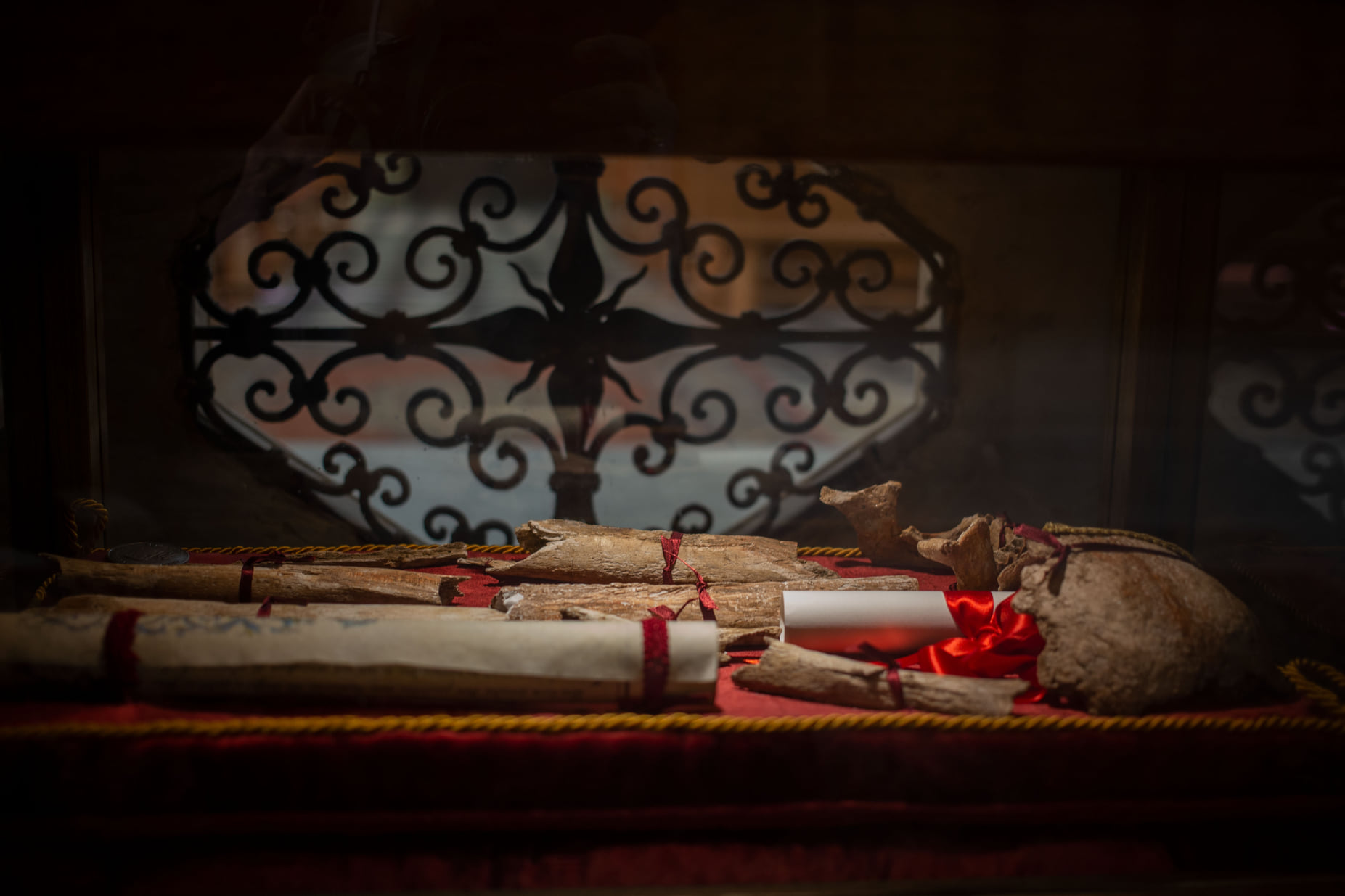 Relics of San Caprasio in the museum