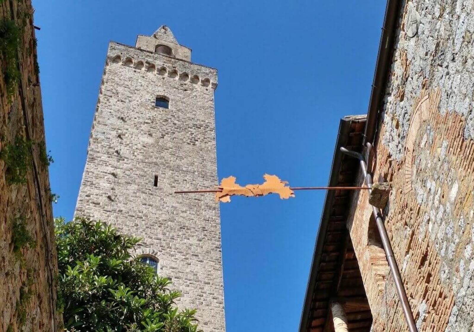 Torre medievale e arte contemporanea a San Gimignano