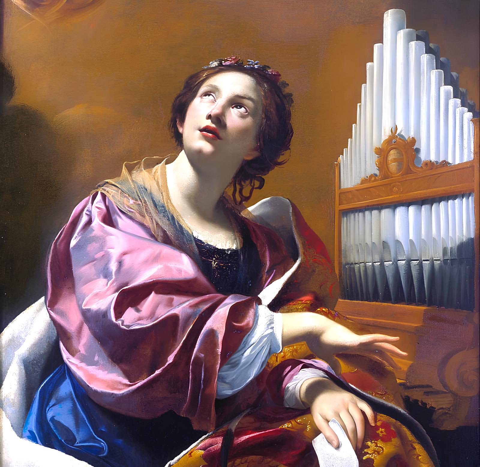 Santa Cecilia, dipinto di Simon Vouet