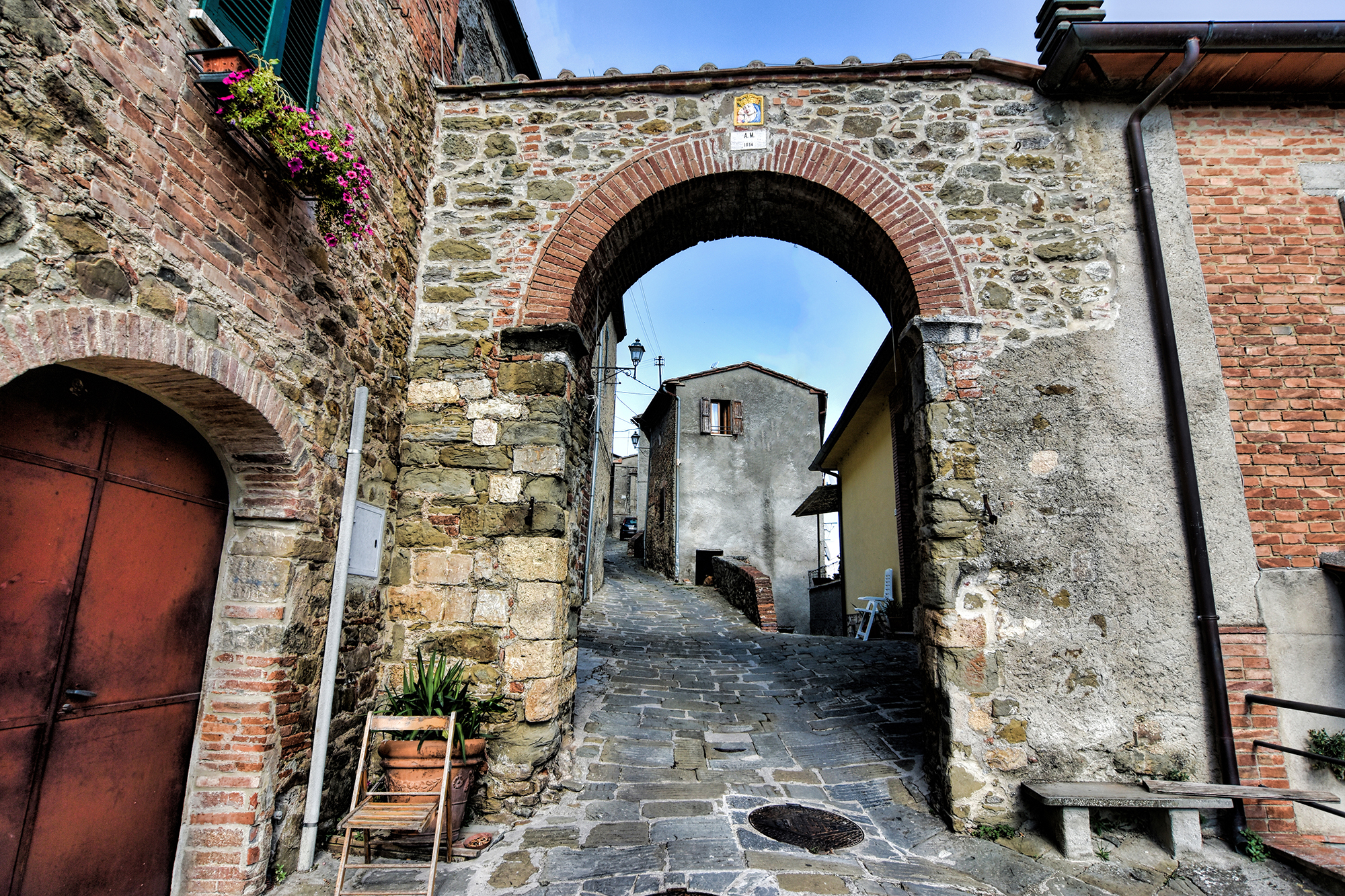 The streets of Scrofiano