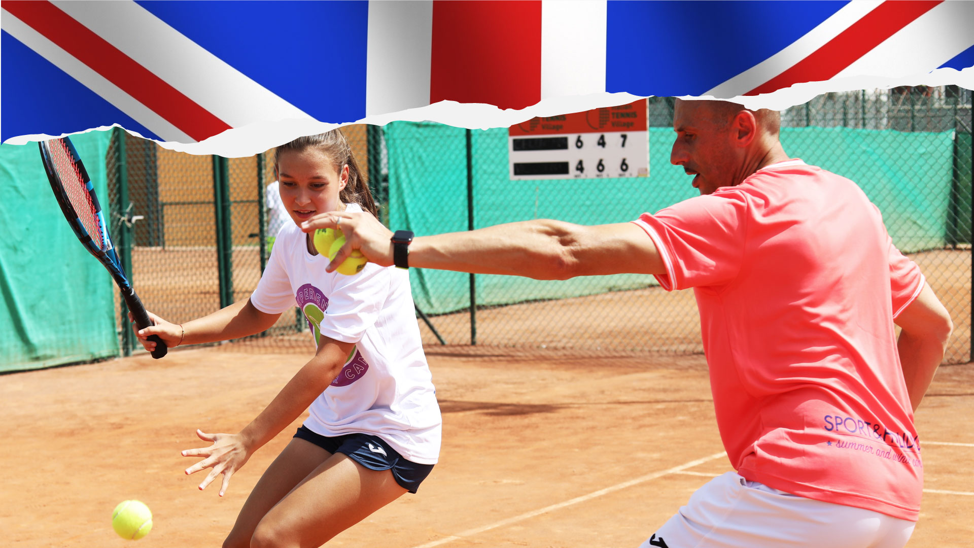 Un campo estivo a Grosseto per imparare la lingua inglese e perfezionando le tue doti nel tennis