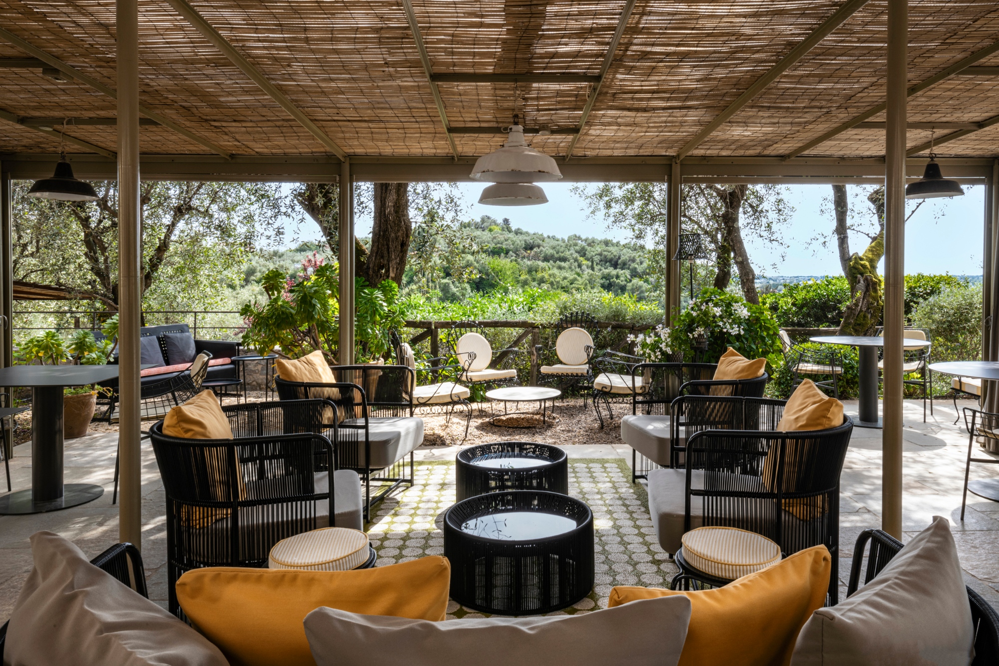 Terrazza locanda al colle