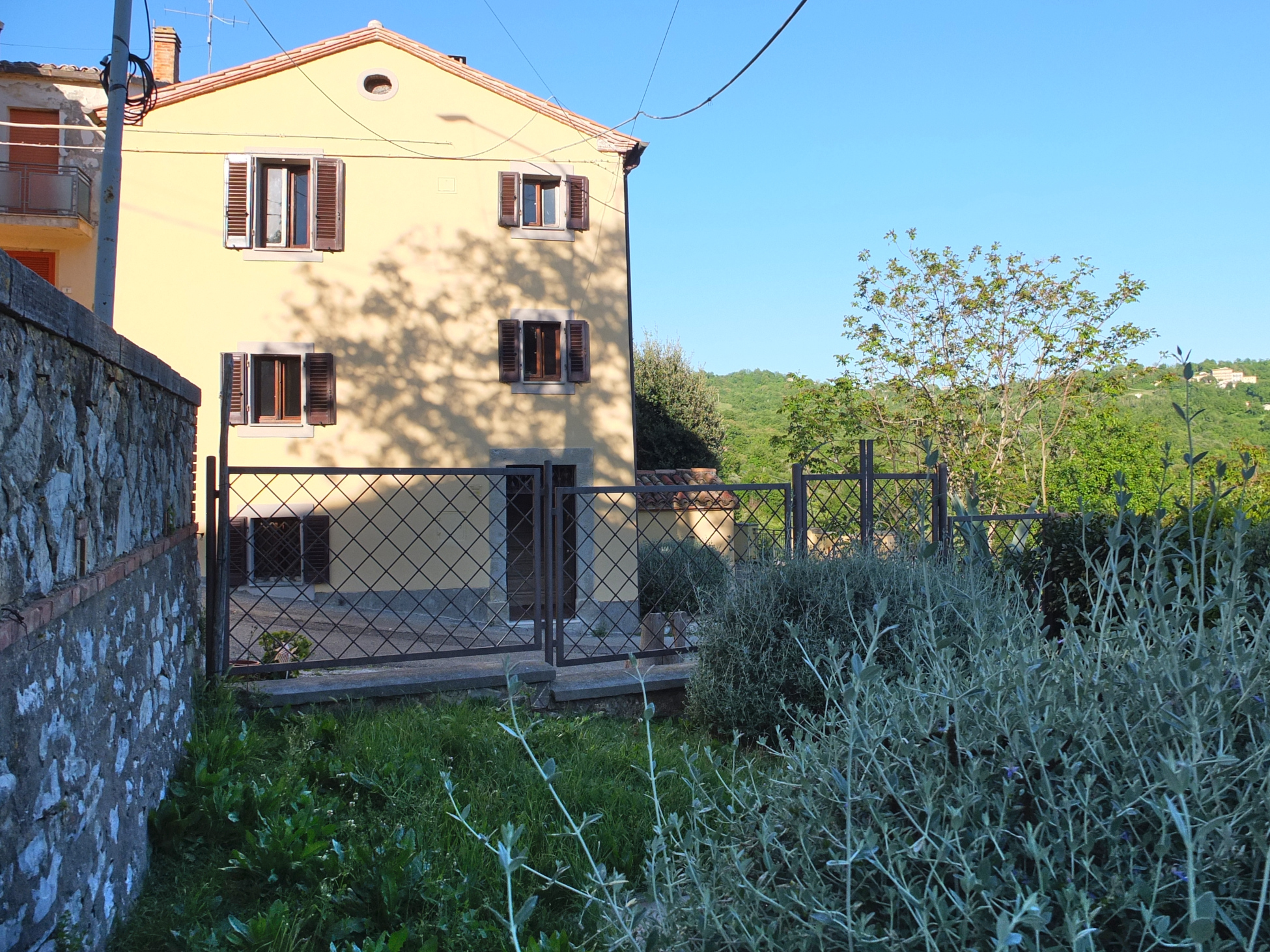 la casa al tramonto