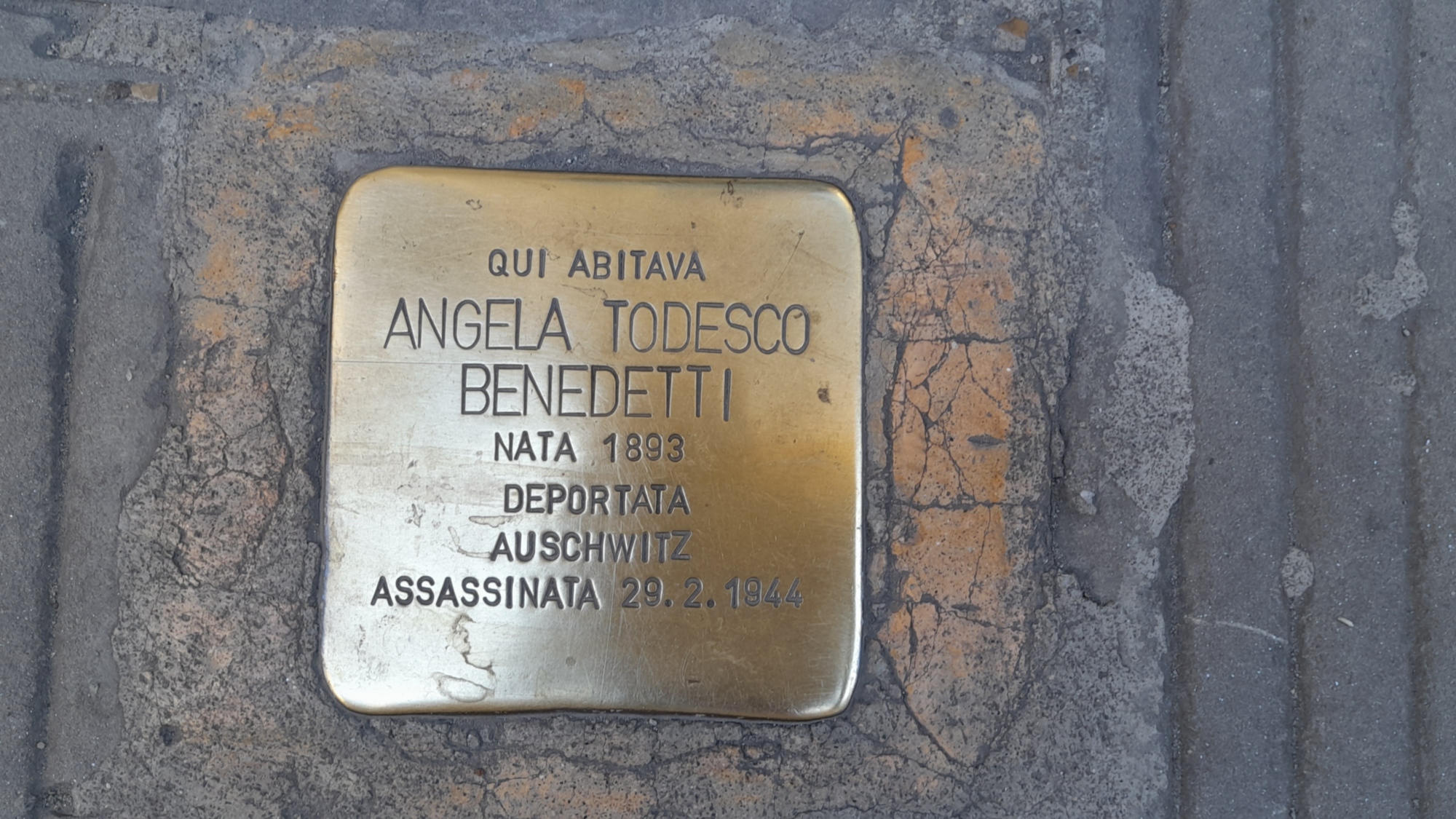 Pavé de la mémoire