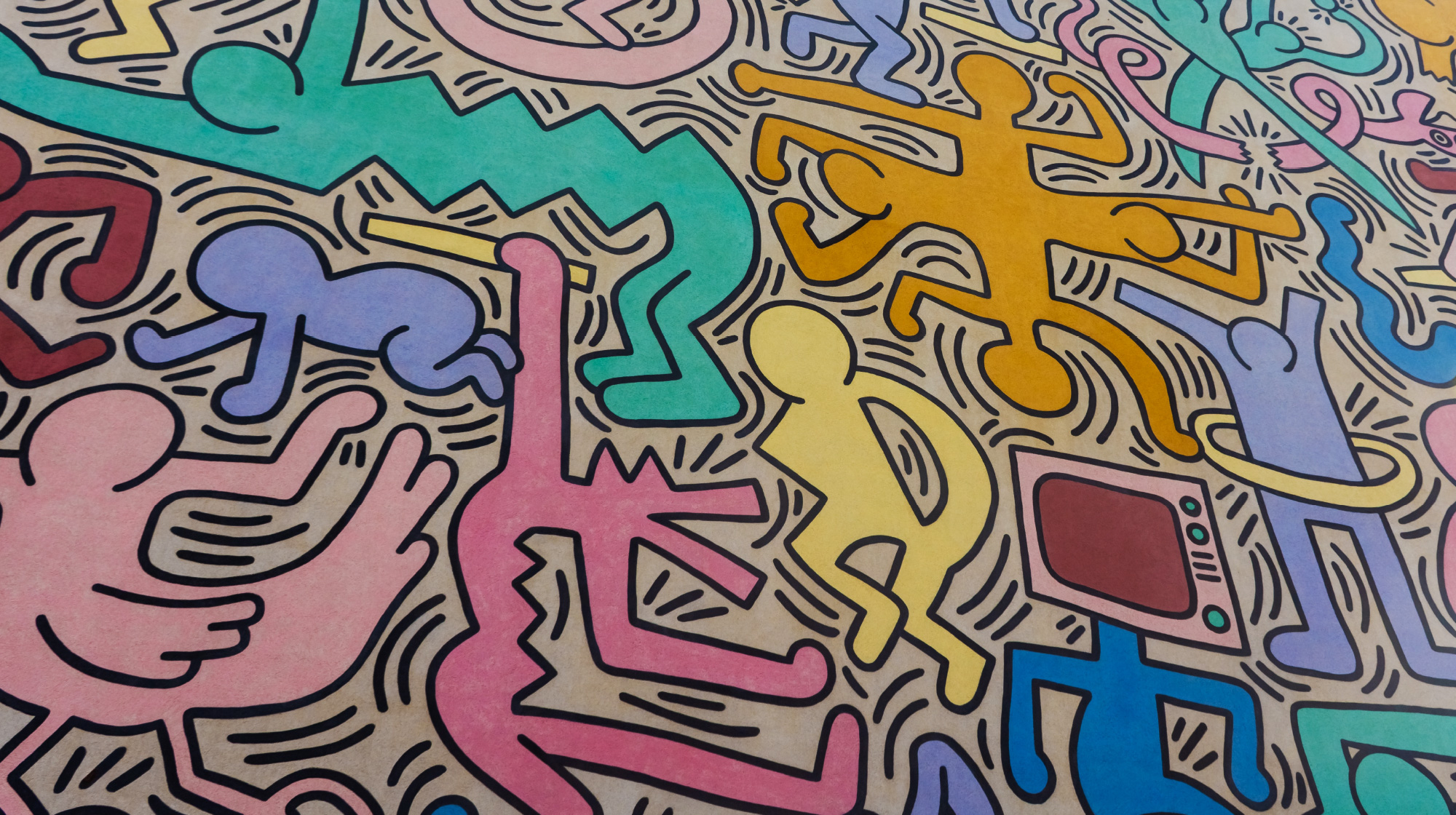 Tuttomondo, Keith Haring (Pisa)