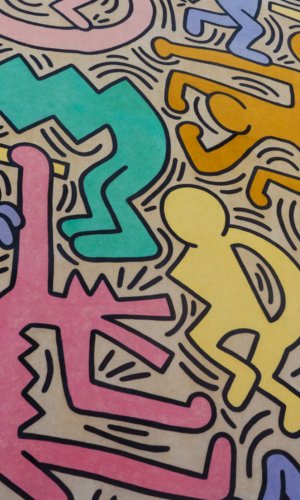 Tuttomondo, Keith Haring (Pisa)