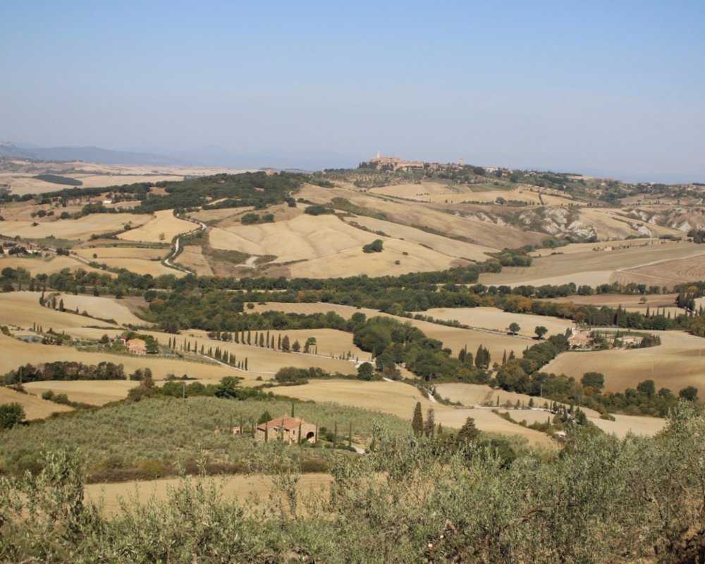 Riding through the Val d'Orcia on two wheels