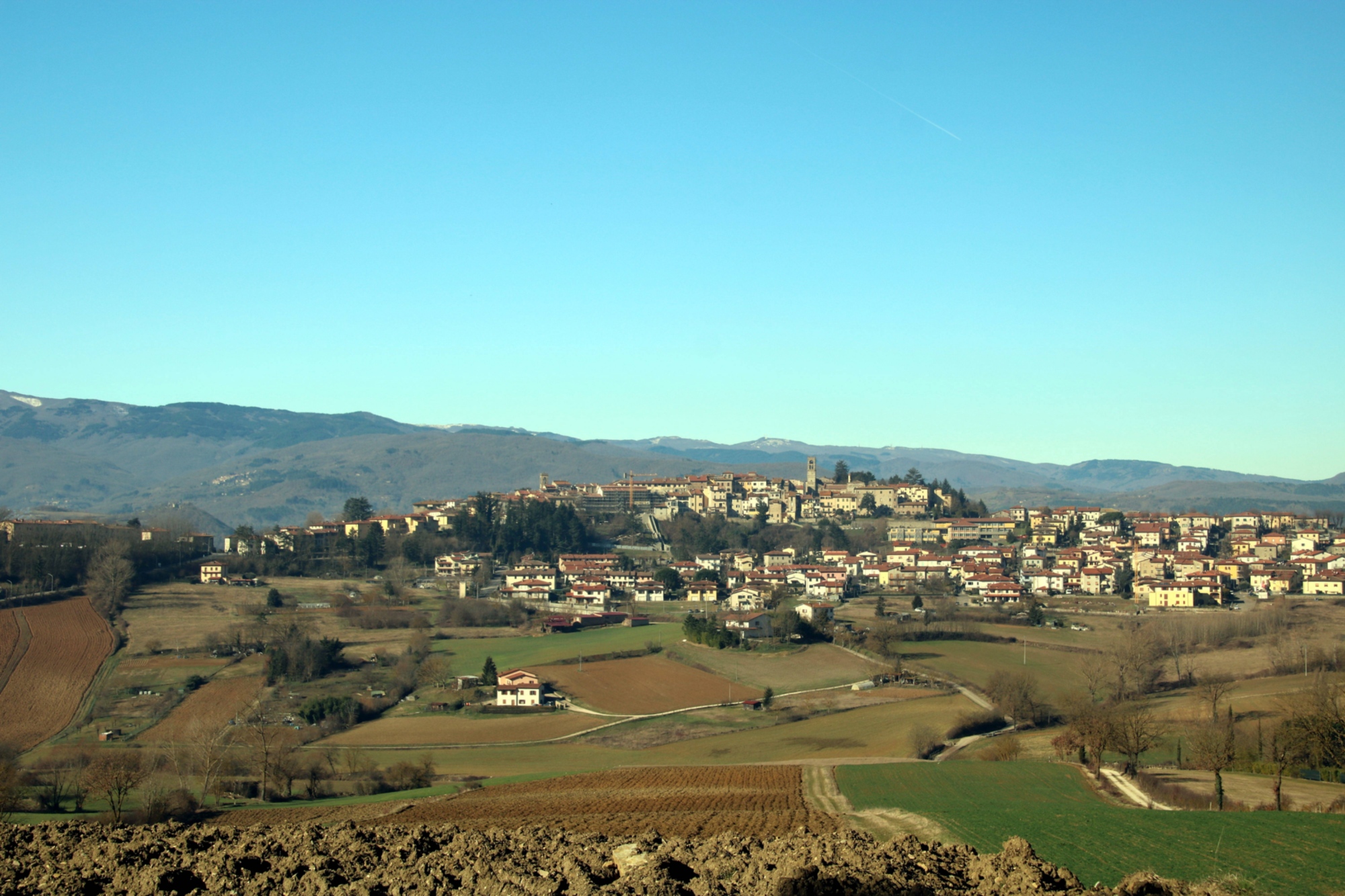 Vista panoramica di Bibbiena