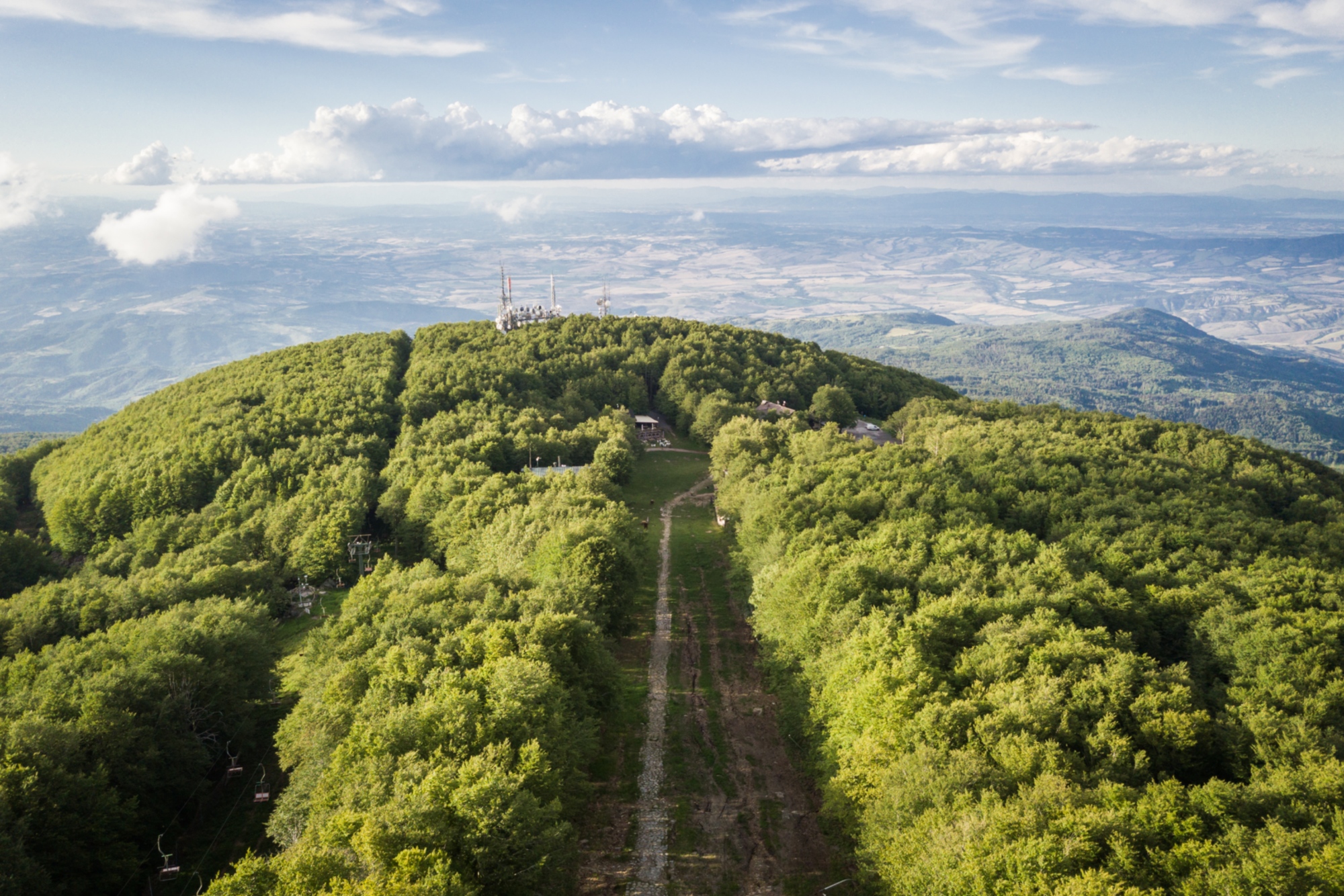 The summit of Monte Amiata, Tuscany