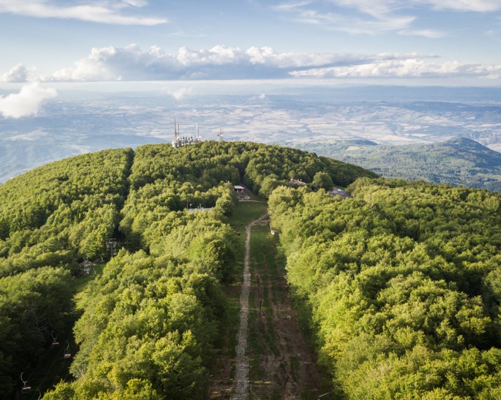 The summit of Monte Amiata, Tuscany