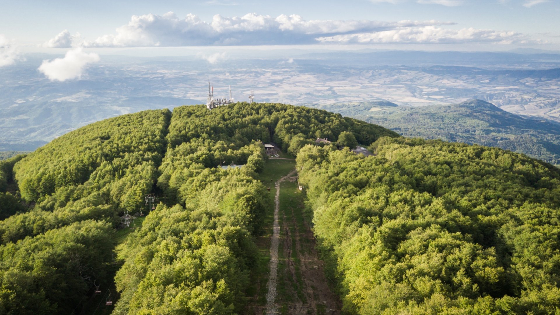 La Vetta de la Montaña Amiata, Toscana