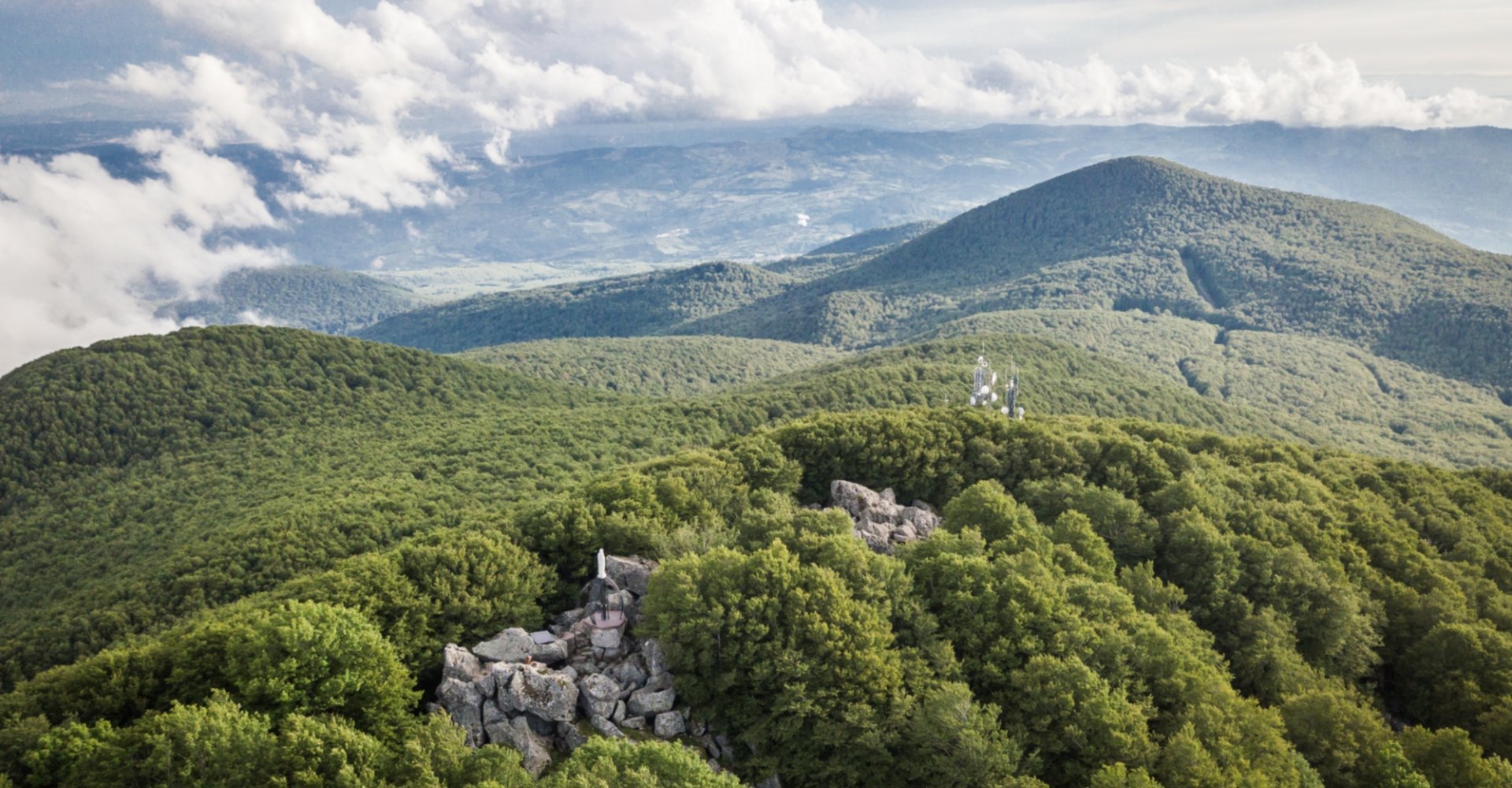 La vetta del Monte Amiata