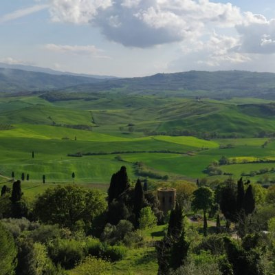 view from Pienza