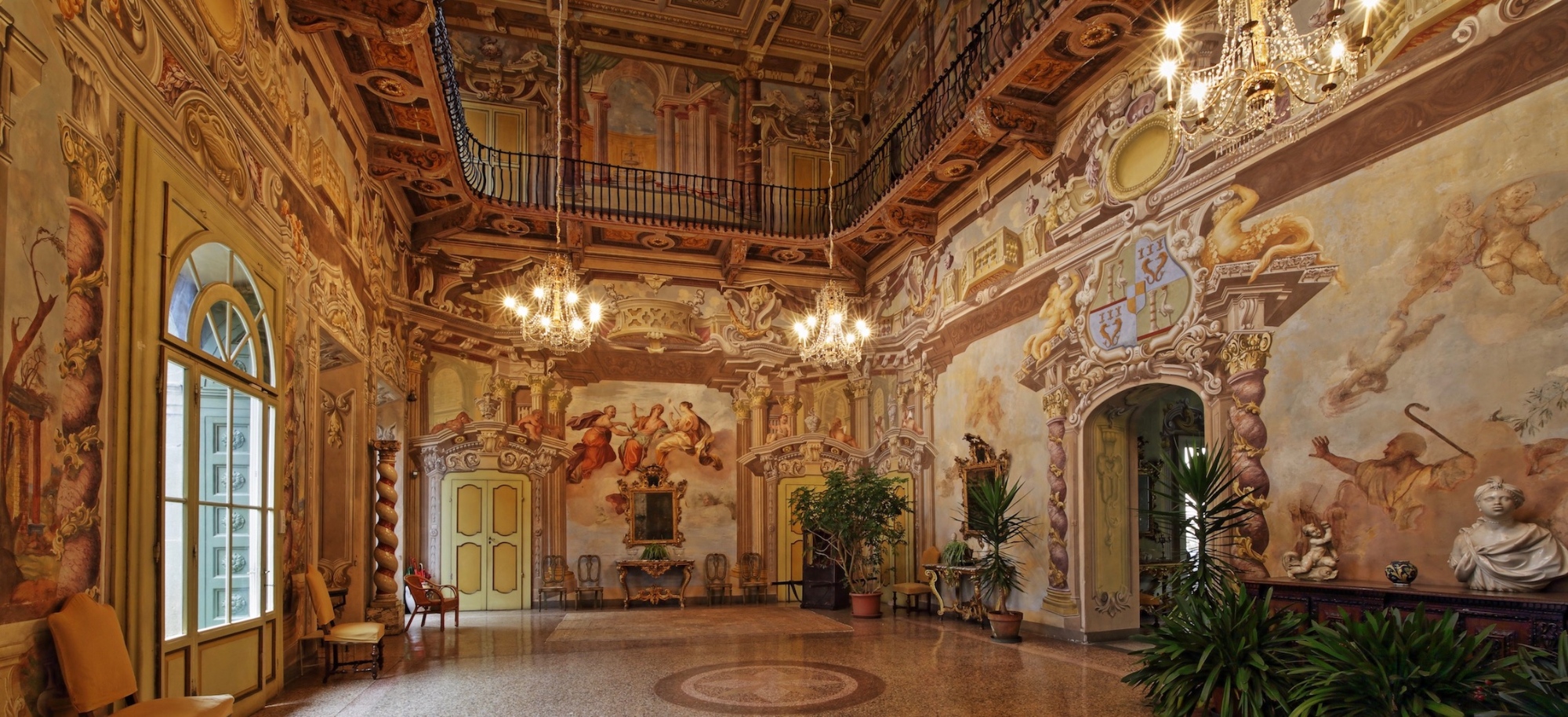 Salone centrale di Villa Dosi Delfini