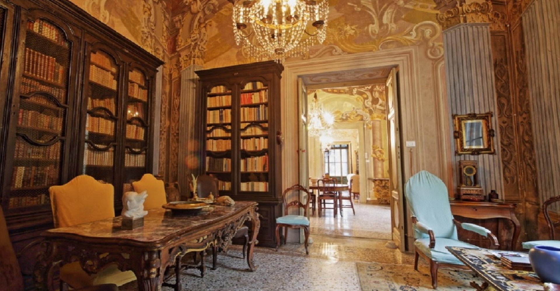 Living room of Villa Dosi Delfini