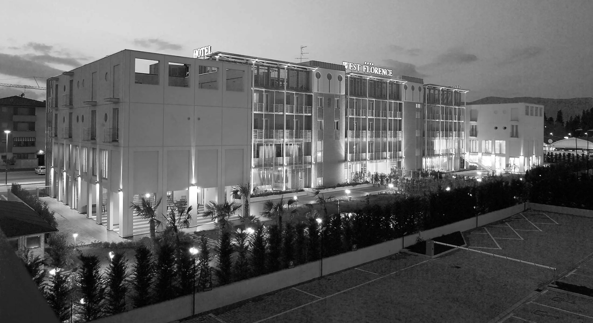 West Florence hotel vista della facciata