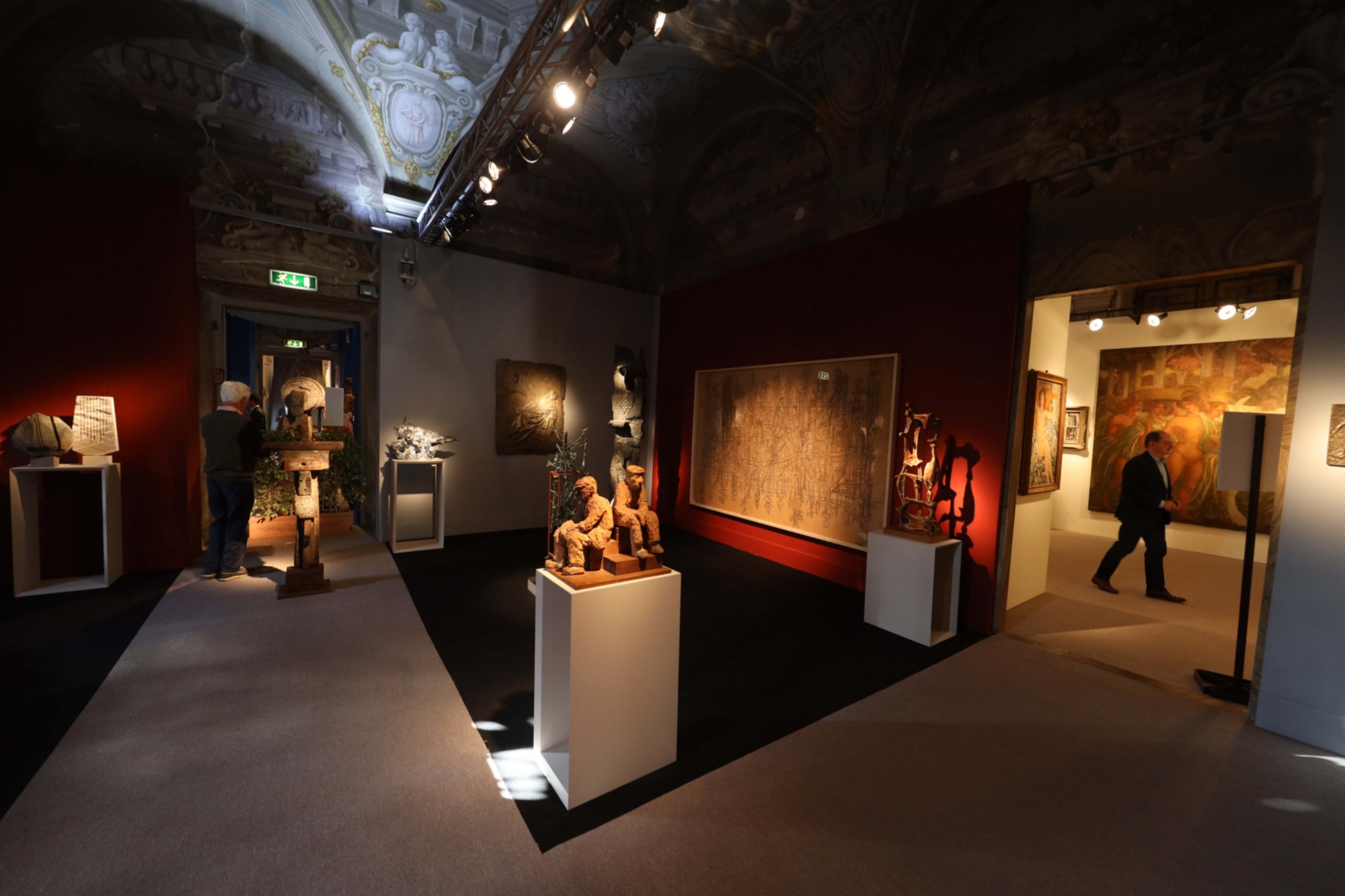 Una delle sale della Biennale dell