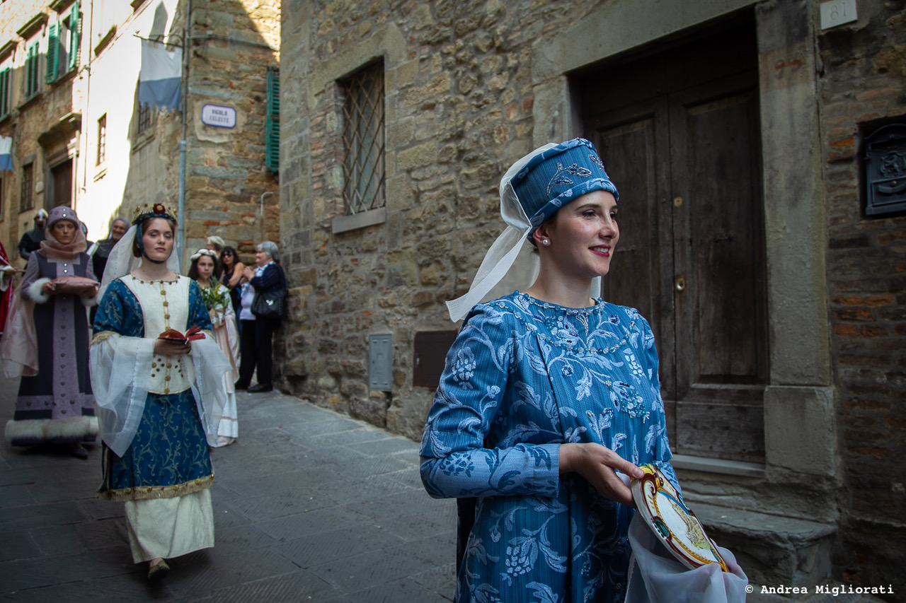 the parade of Palio Rioni, Castiglion Fiorentino