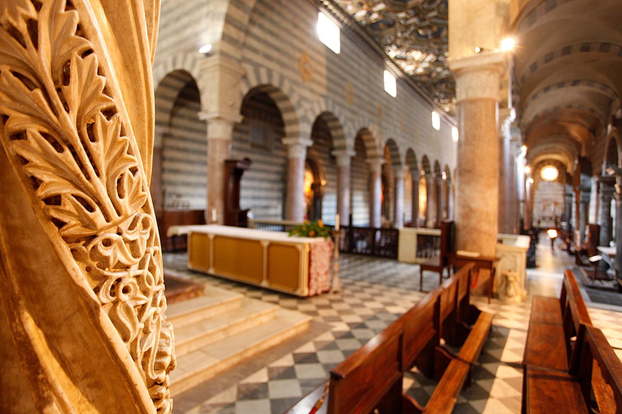 Interior de la Catedral de Volterra