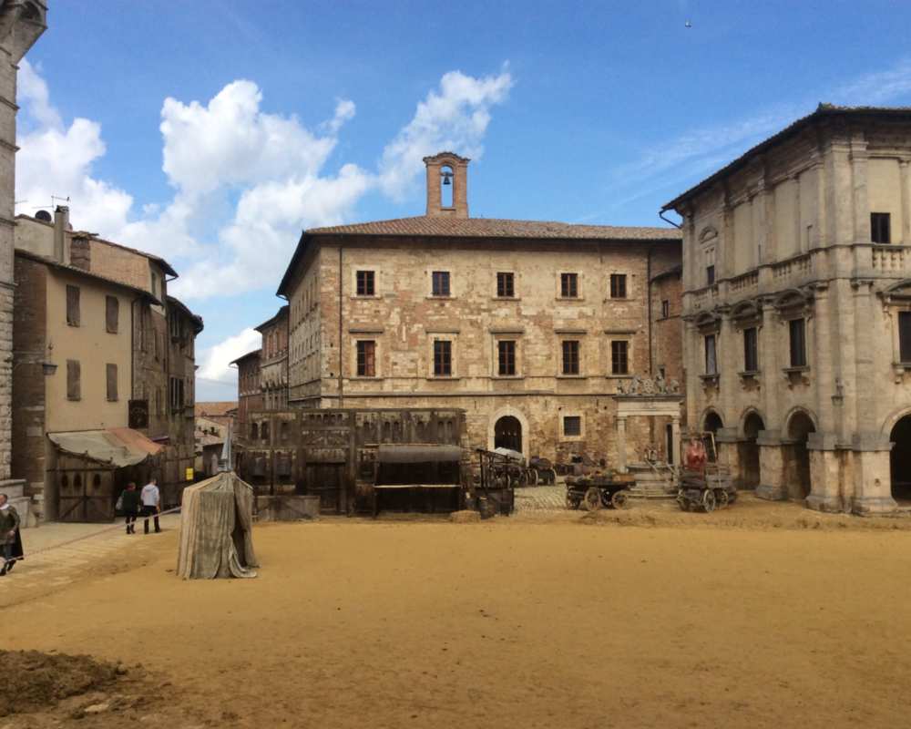 Set von Die Medici in Montepulciano