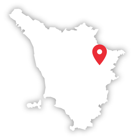 Casentino map