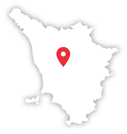 Empolese Val d'Elsa and Montalbano map