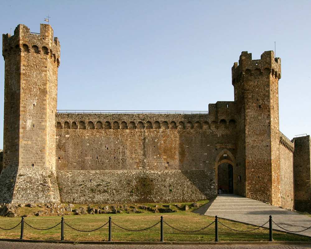 Die Festung von Montalcino