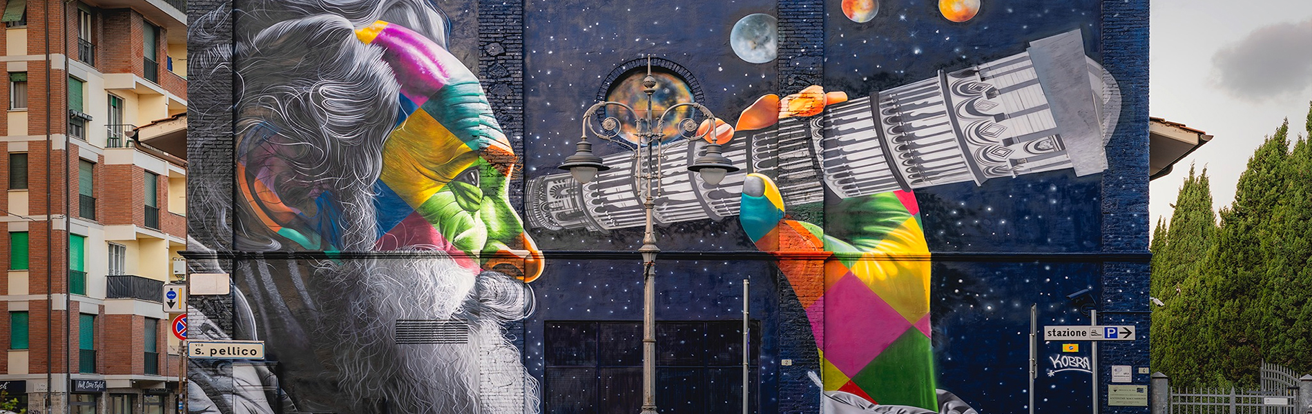 Galileo Galilei - Edoardo Kobra Galileo Galilei - Edoardo Kobra