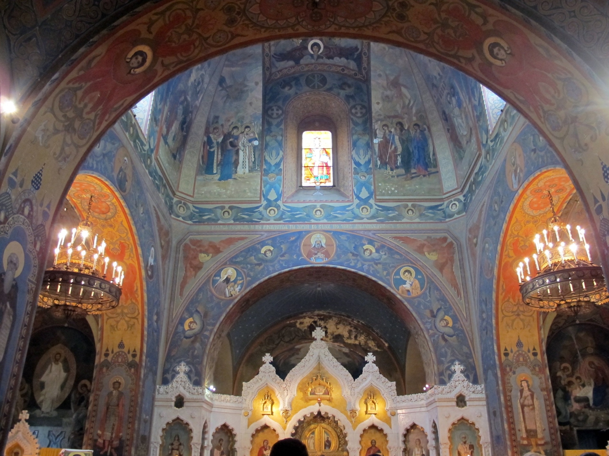Interior de la Iglesia Rusa