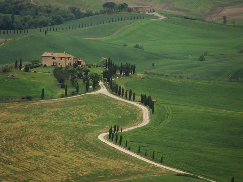 A view from Pienza