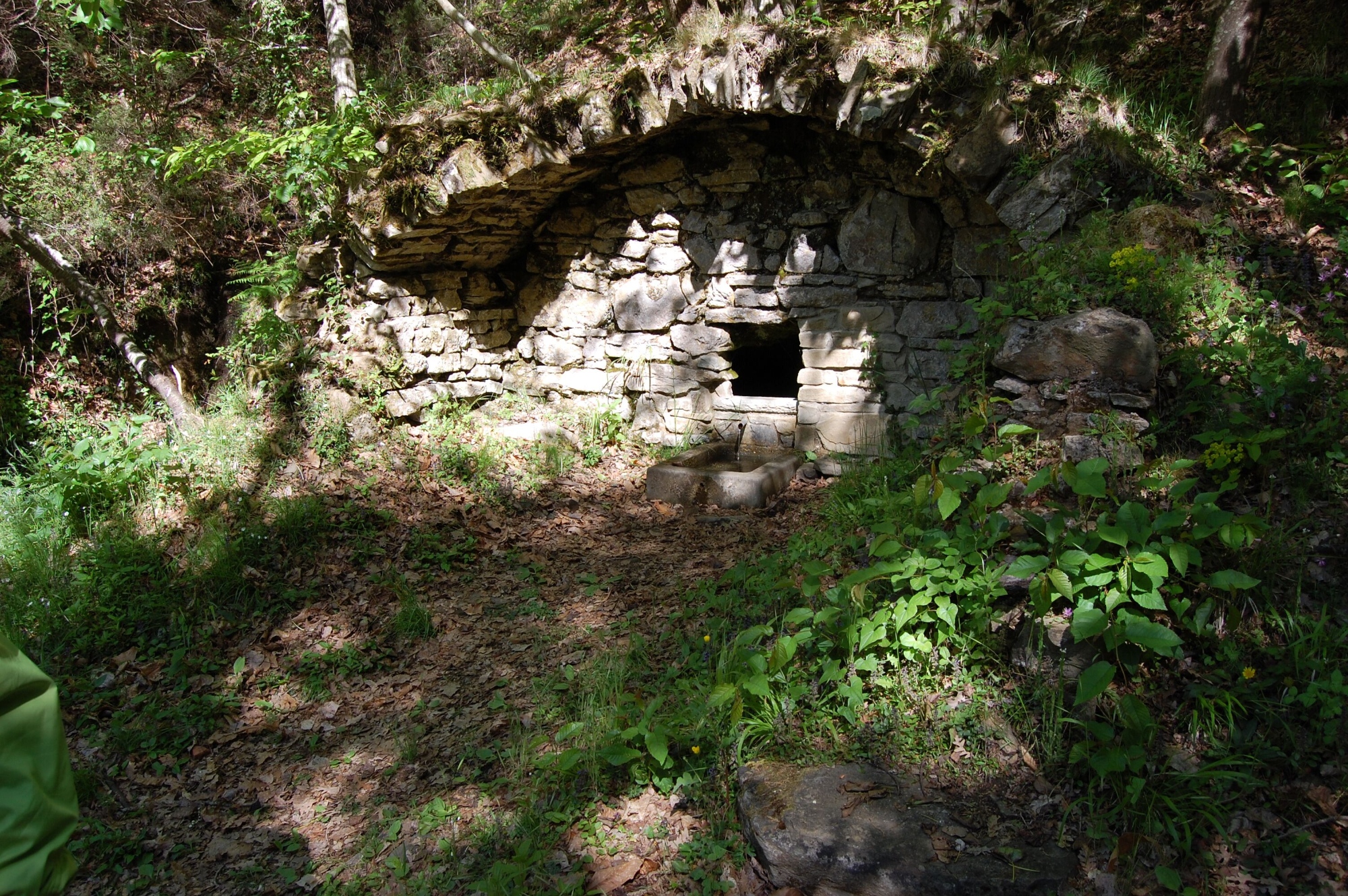 Una delle burraie lungo il percorso