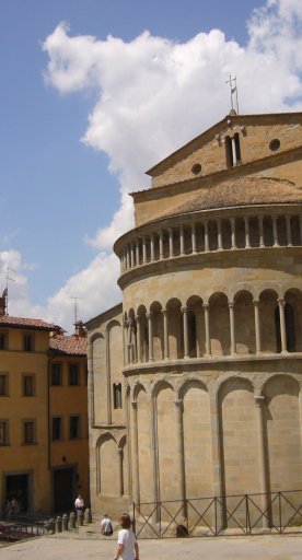 La Iglesia Santa Maria della Pieve en Arezzo