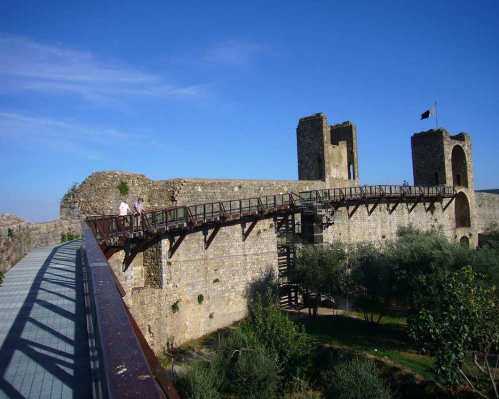 Die Mauern von Monteriggioni