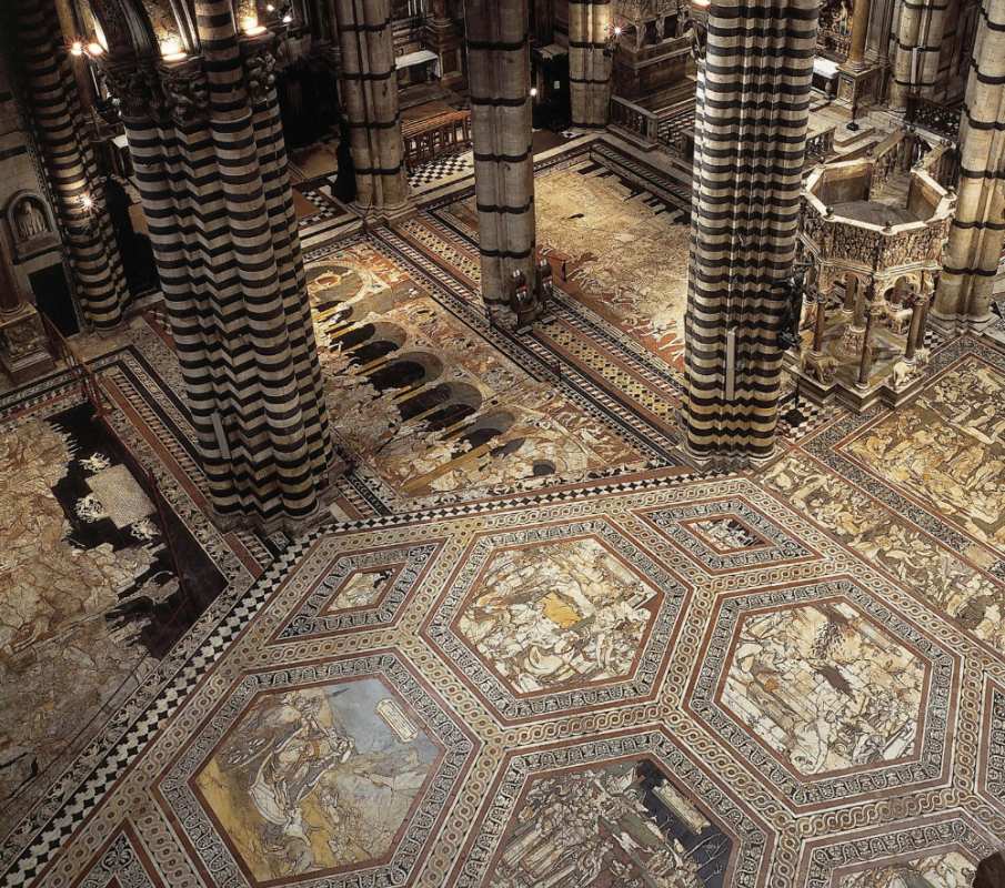 The floor of Siena Cathedral