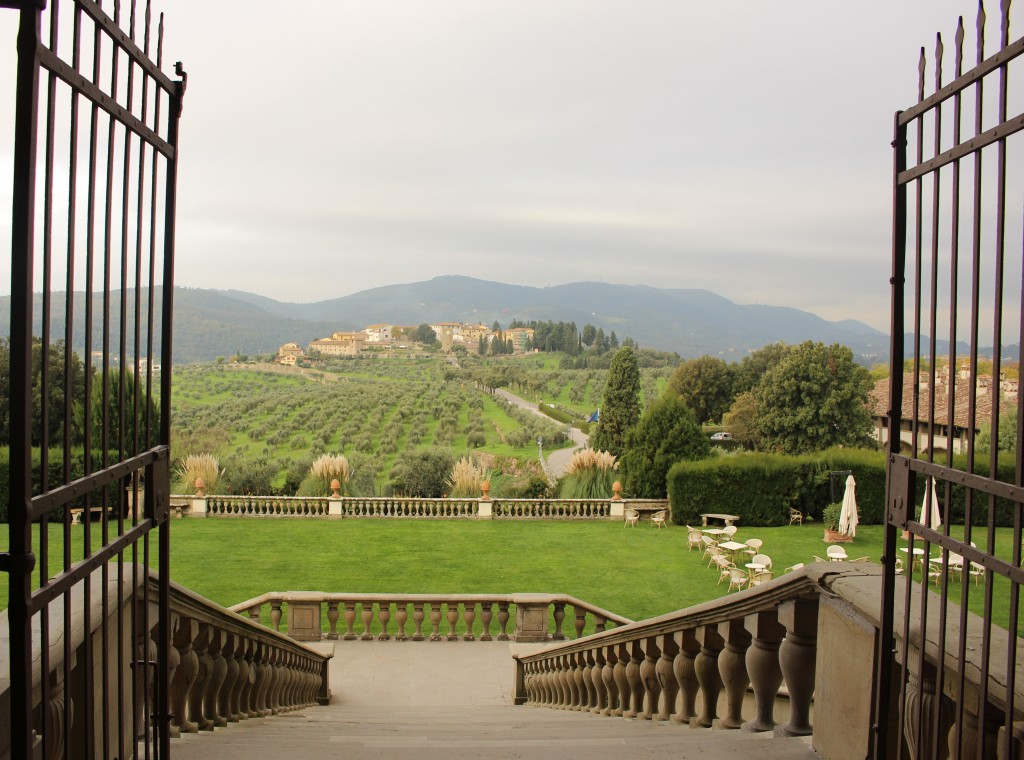 The hamlet of Artimino from Villa La Ferdinanda