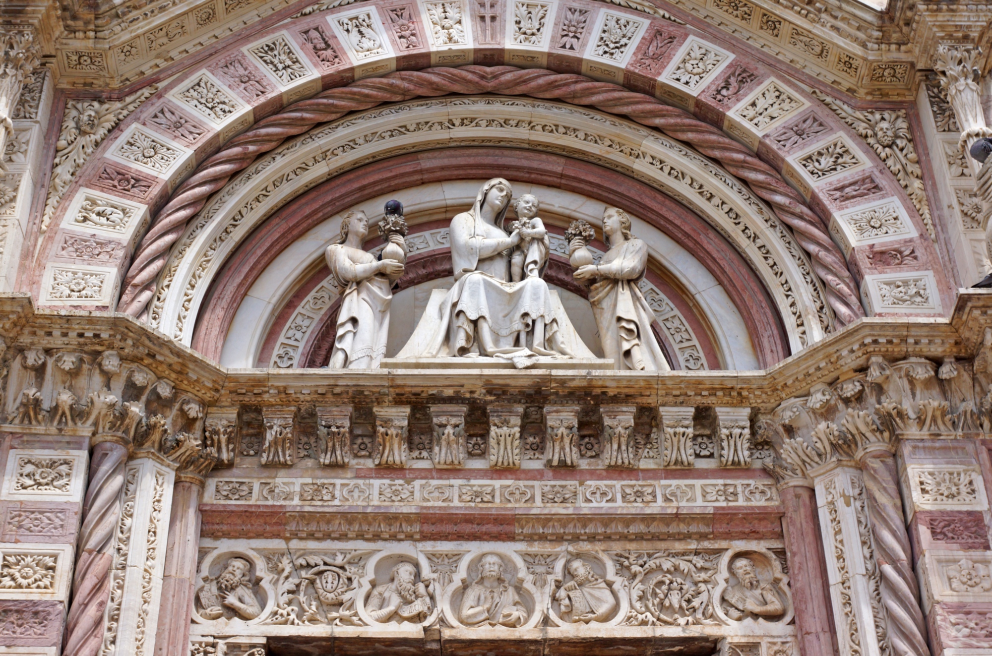 Un detalle de la Catedral de Grosseto