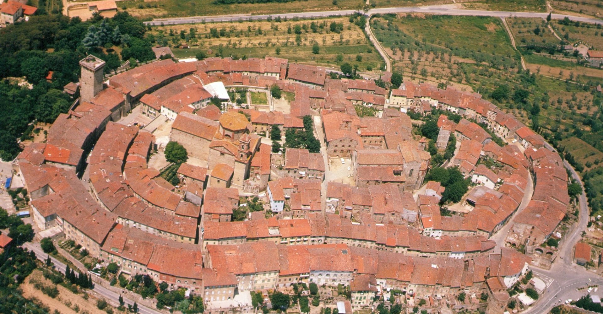 Lucignano from above