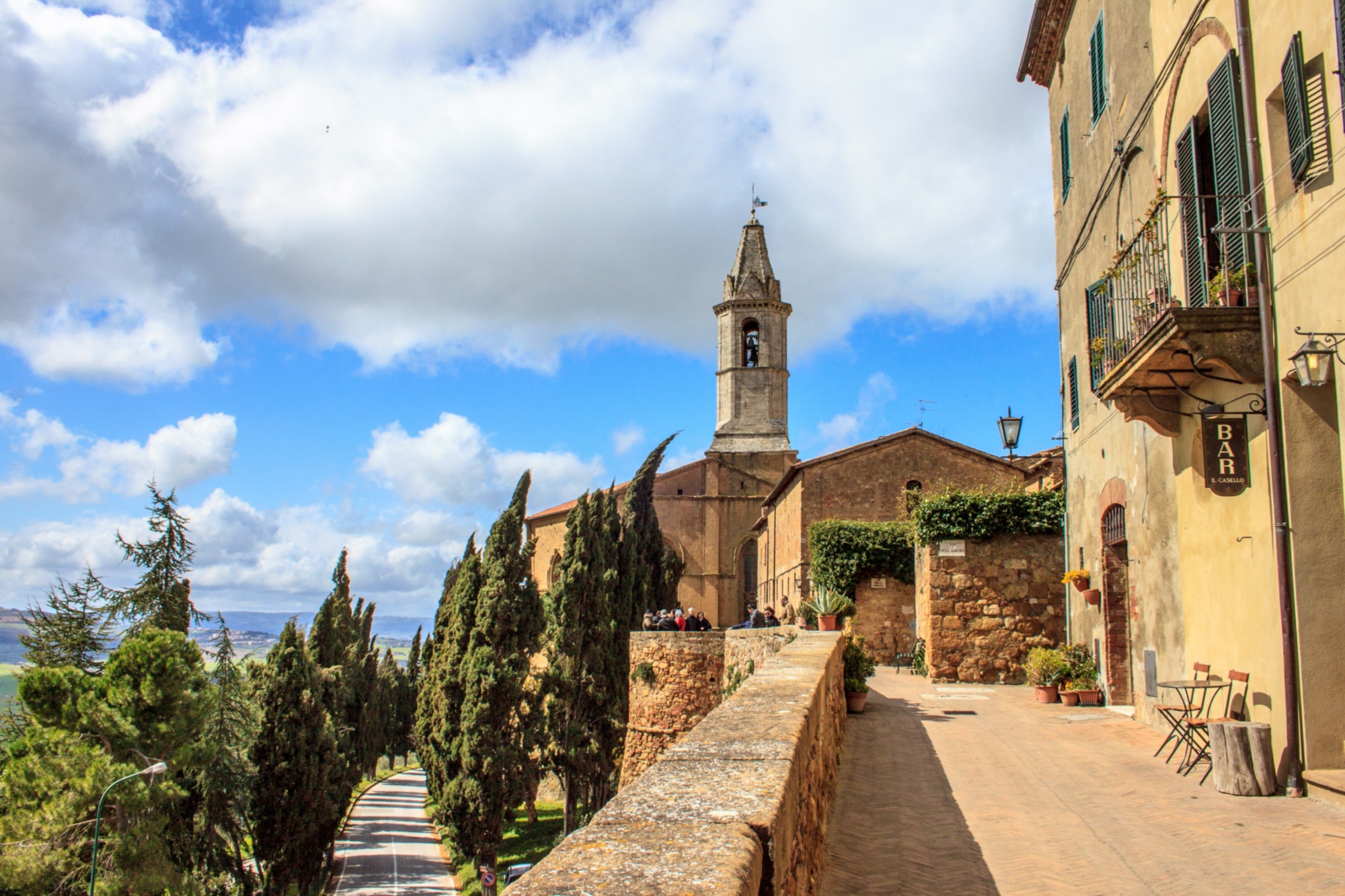 Pienza, un'incredibile terrazza sulla Val d'Orcia