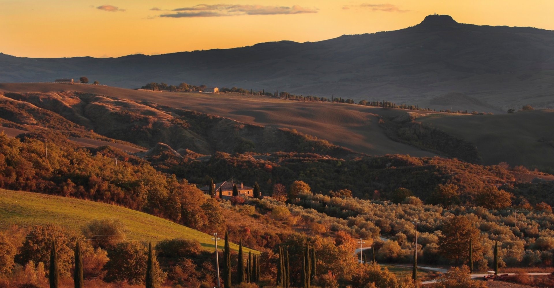 Radicofani und Val d'Orcia