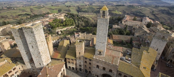 San Gimignano vue d’en haut
