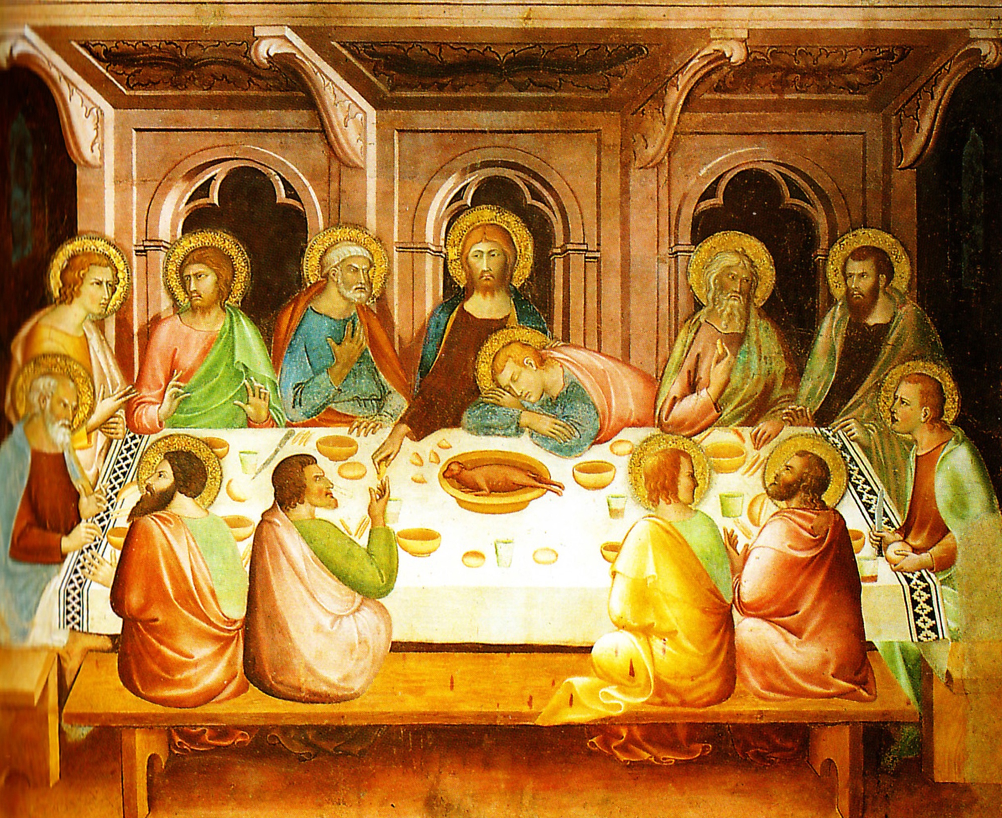 Ultima cena, Collegiata di San Gimignano