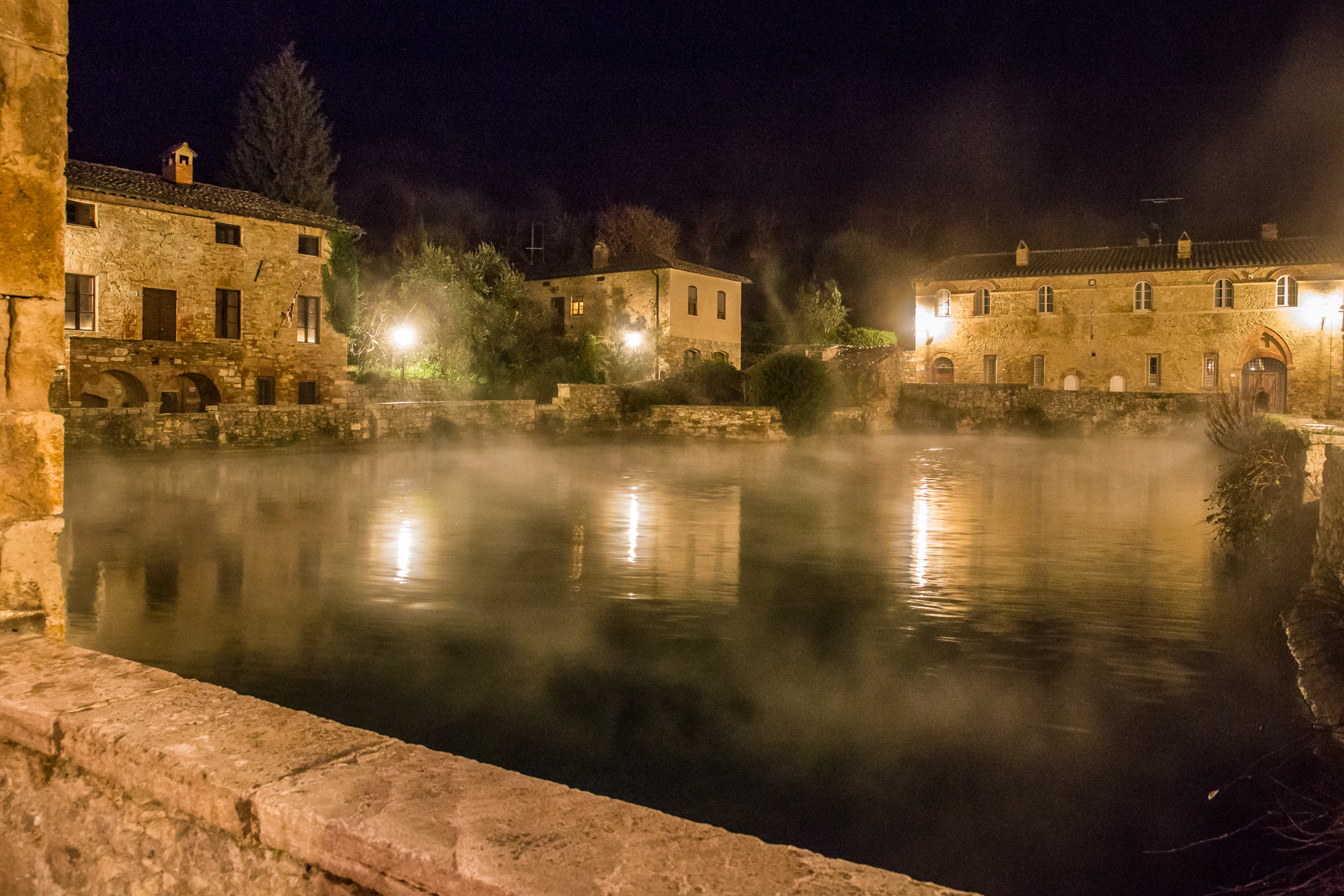 Thermal water in Bagno Vignoni