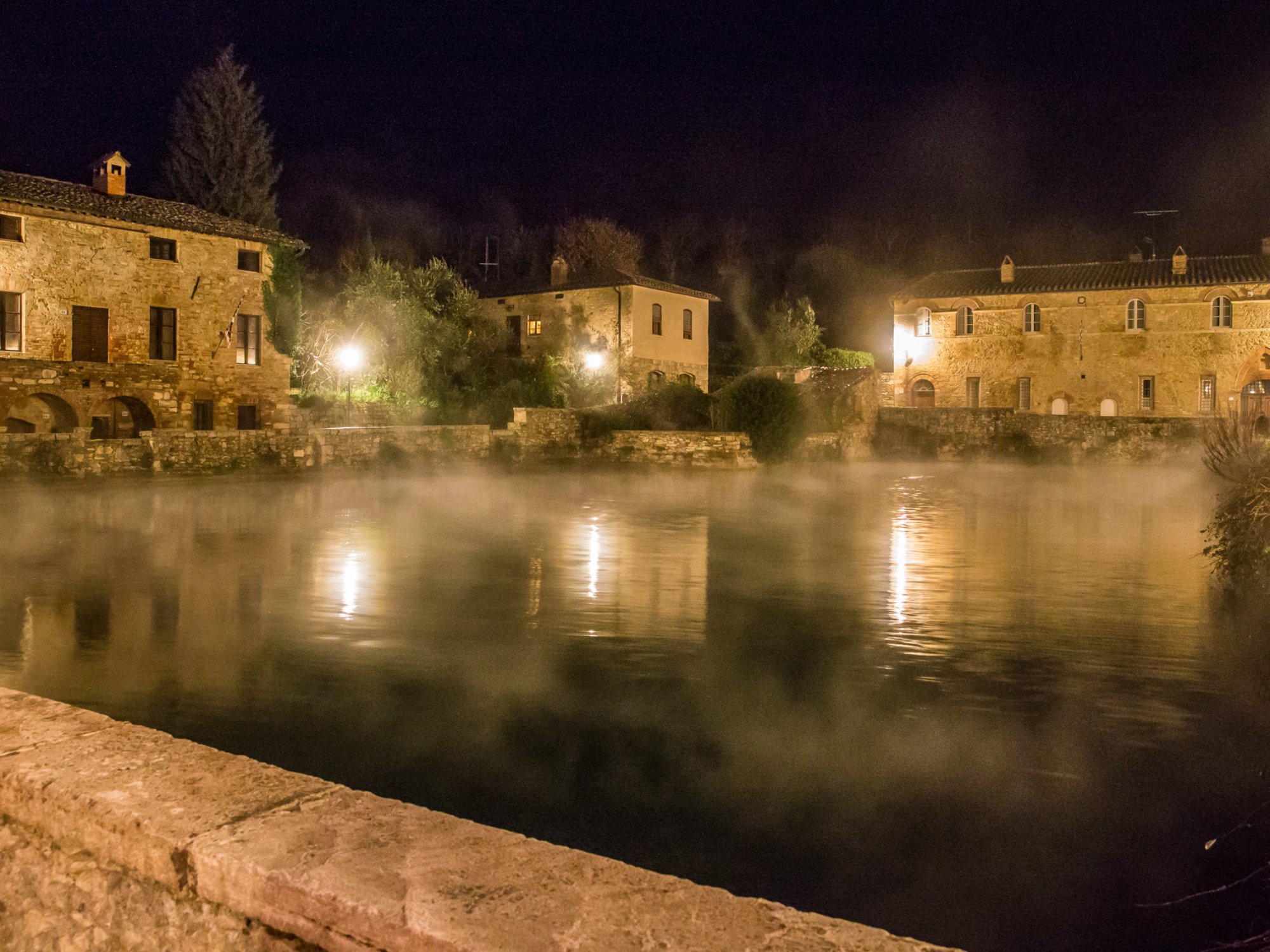 Thermal water in Bagno Vignoni